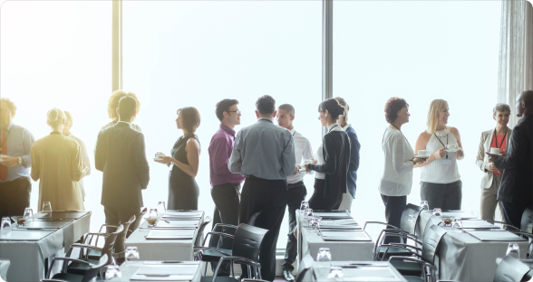 Group Of People talking